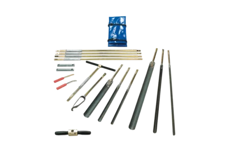 Two-Piece Gouge Auger Set - Soft Soils, Bayonet
