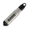 A cylindrical metallic Baro Diver sensor with black ends and "www.vanessen.com" printed on its side, displayed against a plain white background.