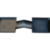 The Oil Detection Pan is a rectangular metal tray with two sections linked by a narrow channel—one side holds murky water for testing, whilst the other remains empty and clean.