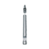 The Liner Sampler Set – Soft Soils, a cylindrical metal tool, is displayed disassembled into three parts and aligned vertically against a plain light background.